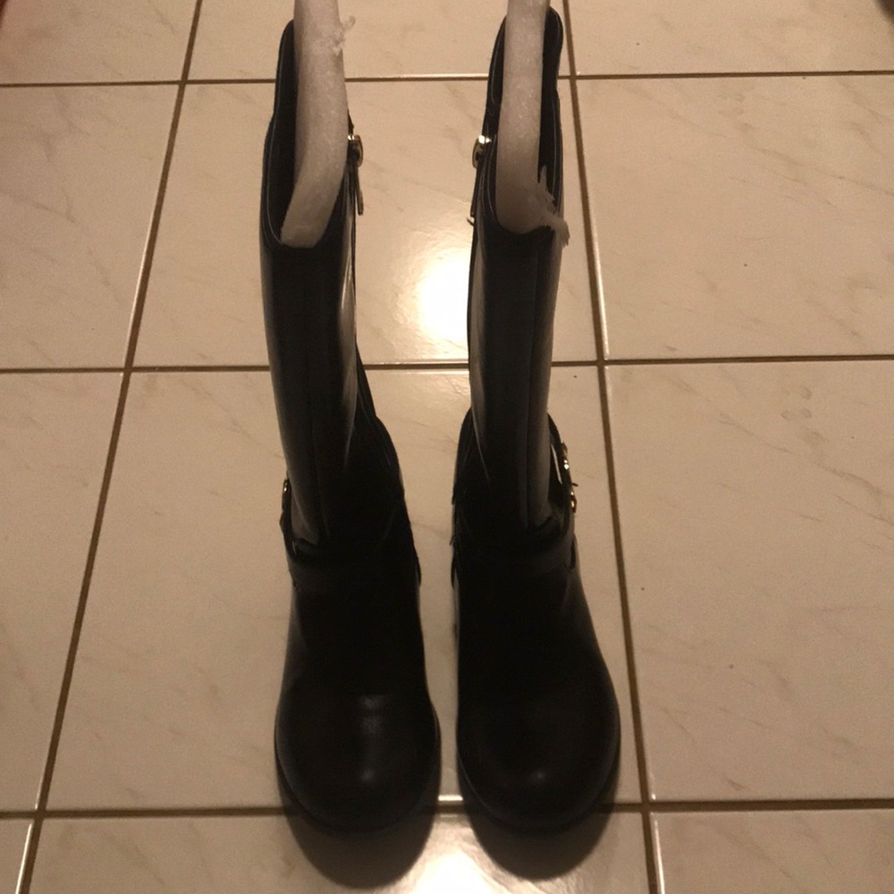 Tommy Hilfiger “Andrea Bootstrap” Girls Black Boots Size 2Y